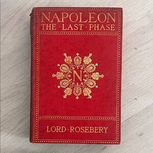 Red and Gold 'Napoleon The Last Phase' Book